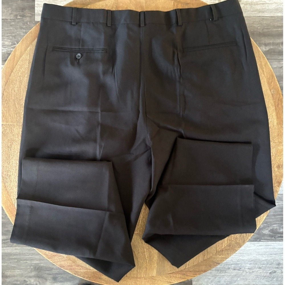 John Blair Pants Mens Size 42M Black Polyester Pants #4969702